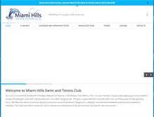 Tablet Screenshot of miamihills.org
